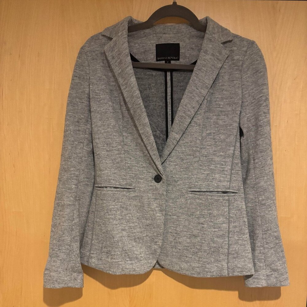 Unlined Buttoned Blazer
